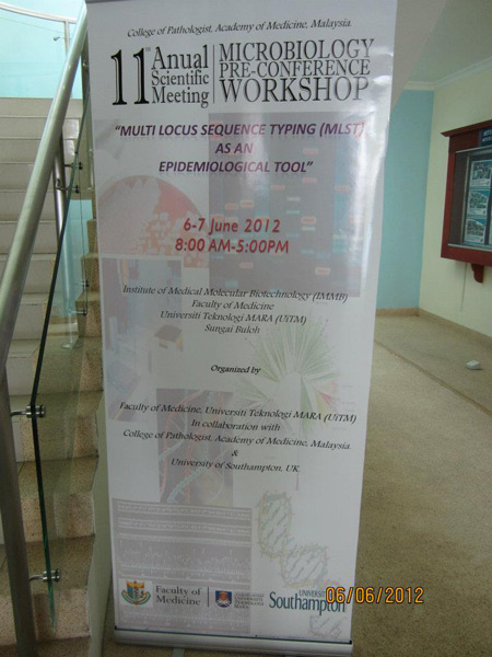 11th Annual Scientific Meeting – Microbiology Pre-conference Workshop “Multi Locus Sequence Typing (MLST) As An Epidemiological Tool”